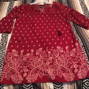 Floral Long Sleeve Dress